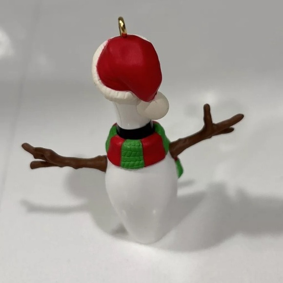 Hallmark Keepsake Christmas Ornament “Snow Bowling” Pin Snowman Holiday NIB - Picture 3 of 3
